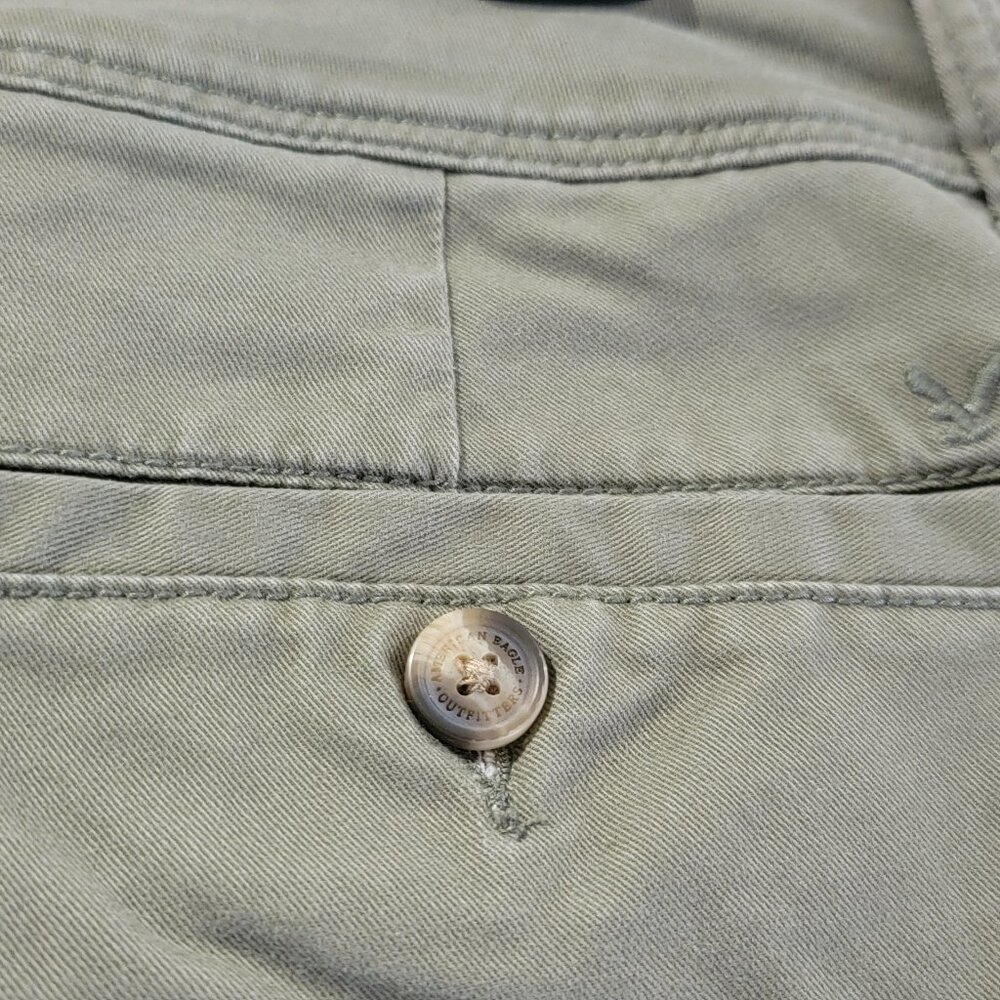 American Eagle Kick Boot Khakis - Size 8 Long - Picture 3 of 7